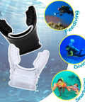 Silicone Snorkel Mouthpiece Replacement For Regulators Soft Comfort Spare Mouthpiece For Scuba Diving Fits Most Standard