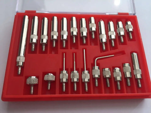 22 Piece Dial And Electronic Indicator Point Set With Inch Thread 4-48 In A Durable Plastic Case Handy Pro Grade Tools For Most Dial Indicators Fits American And Import Dial Indicator Models Includes Anvil Point Set