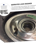 390 Count Serrated Tooth Lock Washers Set M3 To M10 Stainless Steel on industrial application
