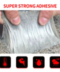 Butyl Tape Waterproof Sealing Tape, Heavy Duty Aluminum Foil Roll 2 Inch By 16 Feet For RV Roof Patch and Leak Repair in use