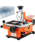 Heavy Duty Semi-Automatic Industrial Stamping Printer Machine with alloy steel wheel for marking metal plates, 2-6mm size.