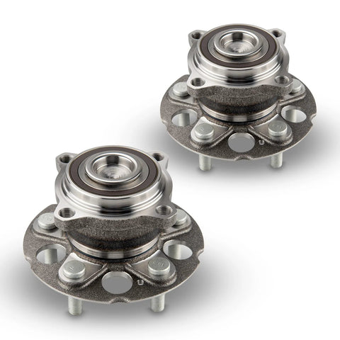 Pair Rear Wheel Hub Bearing Assembly 512344 For Honda CR V 2007 2011 Crosstour 2012 2015 Accord Crosstour 2010 2011 FWD 5 Lug OE Style Replacement
