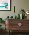 Boho Chic Dope 2 Pack Cabinet Handles With 3 Inch Hole Center Semicircle Drawer Pulls In Gold Solid Zinc Alloy on dresser