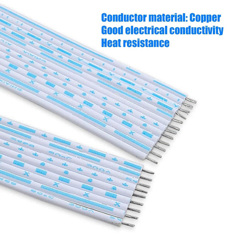 Prototyping Jumper Wires Kit Featuring 2P To 6P Double Ended Male Connectors 10 20 Or 30 Cm PVC Cables 11 Strand Copper Core
