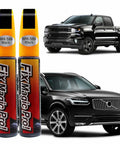 2 In 1 Car Scratch Repair Kit With Color Accurate Touch Up Paint For Cars Quick Drying Safe Easy To Use Weatherproof Pen Fits All Car Models 2 Pieces shown with black SUV and truck