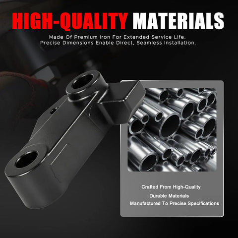 Upgraded Passenger Side Exhaust Manifold Clamp Repair Kit For 1997 Through 2016 Ford F150 F250 E150 E350 Truck And Lincoln Navigator Bail On Snapped Studs With Premium Iron Hardware detailed view showing durable iron material.