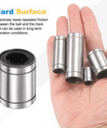 4 Pack LM16UU Linear Ball Bearings 16mm Bore 28mm OD 37mm Length With Double Sided Rubber Seals For Smooth Linear Motion