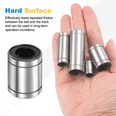 4 Pack LM16UU Linear Ball Bearings 16mm Bore 28mm OD 37mm Length With Double Sided Rubber Seals For Smooth Linear Motion