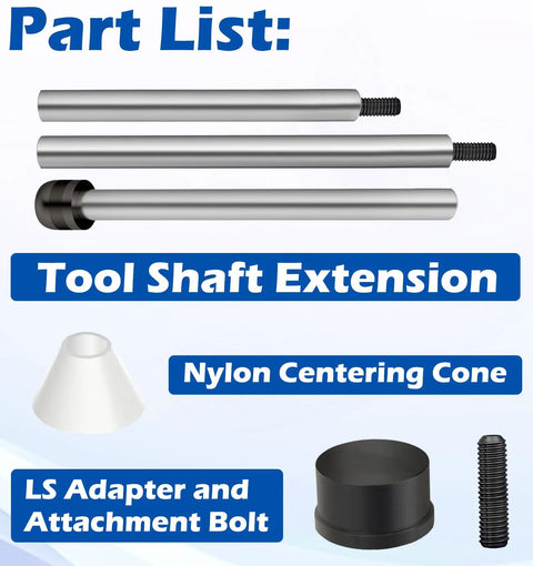 Pro Grade Cam Bearing Install Tool For Chevy LS Engines, Installation And Removal Compatible With LS1 LS2 LS3 LS6 And LQ9 parts list