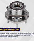 512460 Beefed-Up Front And Rear Wheel Bearing Hub Assembly For Ford Explorer 2011-2018 And Ford Police Interceptor Utility 2013-2018 Front Or Rear Fit Replacement Part showing metal structure and 4 bolts