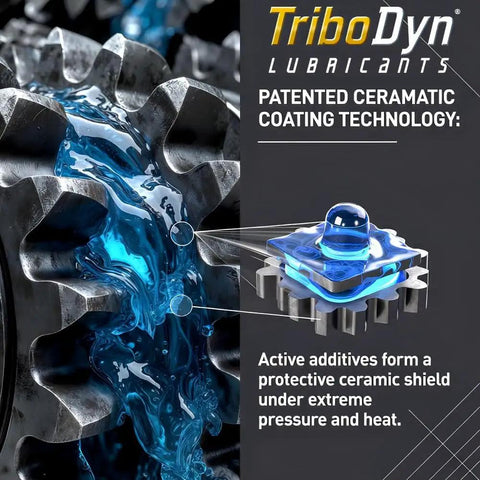Full Synthetic Gear Oil With Ceramic Tech For Differentials And Transmissions, Meets API MT-1 And GL-5 with ceramic coating