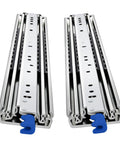 Heavy Duty 72 Inch Drawer Slides With 500 Lb Capacity, Full Extension, Lock-In Lock-Out, Side Mount Ball Bearing Rails For RV, Truck Bed, Trailer, And Pull-Out Tool Drawers in pair