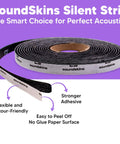 Gotta Have Sound Deadening Foam Tape Closed Cell Acoustic Rubber Insulation Strip For Car Door Seals roll with easy peel surface.