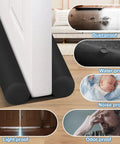 32 Inch Door Draft Stopper Foam Blocker For Interior Doors Black Door Sweep Dust, Water, Noise, Light, Odor Proof Illustrations