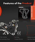 Engine Timing Chain Kit With VVT Sprocket 19 Piece For Ford Lincoln Mercury 3.5L V6 packaging and components layout