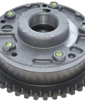 Heavy Duty Variable Timing Sprocket With Corrosion Resistant Housing And Brackets, gray metal design for reliable engine performance.