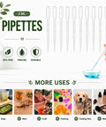 200 Count 3ml Disposable Plastic Transfer Pipettes for Oil Lab and Art Projects Soft Flexible Easy To Use Drip For Precise Mixing Watercolors Science Experiments Craft Work, 3ml pipettes for precise liquid transfer