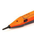 Close-up of Pro Grade Multifilter Wire Tracer Probe With DSP Toner Flashlight Variable Gain 60Hz Power Hum Filter Premium Amplifier Cable Toner