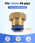 Plug And Play Drip Irrigation Kit For Garden And Potted Plants With 100 Foot Hose 360 Degree Adjustable Mist Nozzles High Output