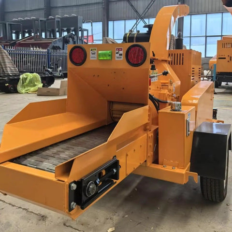 Mobile Wood Chipper Shredder For Forestry And Yard Waste Cleanup Beast Of A Heavy Duty Branch Crusher in warehouse
