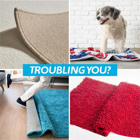 Anti Slip Rug Tape For Hardwood Floors And Area Rugs No Residue Damage Free Hold Strong Carpet Tape For Wood Floors Secure Rug Grips That Keep Rugs In Place On Wooden Surfaces