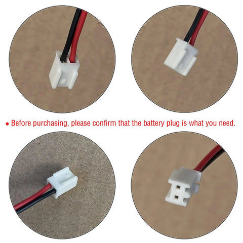 Battery plugs for Two Pack CR17335SE 3V Battery For FDK CR17335SE 3V Epson Robot Controller RC Series Battery R13B060003