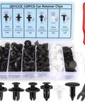 Universal Car Clips And Nylon Plastic Rivets Kit With Six Popular Sizes For Bumpers And Fenders Fits Most Car Models Ideal For Door Trims