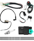Kick Start Wiring Harness Kit With Stator For 50cc To 140cc Pit Dirt Bikes And ATVs CDI Coil Spark Plug Magneto Assembly
