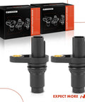 Two Pack Camshaft Position Sensor For Toyota And Lexus Vehicles Fits CT200h ES300h NX300h Scion iM iQ tC xD And More Easy Plug And Play Replacement OE Quality Durable Sensor For Reliable Engine Timing, two black sensors