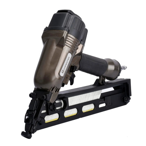 Pro Grade 15 Gauge Finish Nailer Pneumatic With 34 Degree Angled Drive, Nails From 1-1/4 In To 2-1/2 In