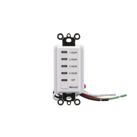 In Wall 8 Hour Digital Countdown Timer With Auto Shut Off For Lights Fans Heaters And Appliances Energy Saving Wall Mounted Timer No Fuss Easy Install Indoor Use