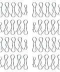 Deck Linkage Clip Kit Replacement Parts With Bow Tie Lock Cotter Pins, Includes Four Seven Sixteenths Inch Pins And One Five Sixteenths Inch Pin