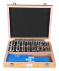 Pro Grade Spline Broaching Kit With Five Broaches, Eighteen Bushings, Seven Shims And Thirty Pieces For Metalworking And Manufacturing