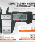 Dude, check out these bad-ass VEVor Electric Rebar Cutter Replacement Blades showing compatibility with multiple cutting diameters.