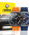 Four Pack For 47mm Galaxy Watch Ultra Screen Protectors, 9H Tempered Glass, Bubble Free Install, Scratch Resistant Shield For 2024 And 2025