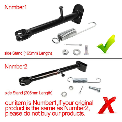 Yamaha Peewee PW80 PY80 Side Stand Spring Kick For Dirt Bike Replacement 165mm Long 152mm Stand Height Easy Install Durable Aftermarket Part