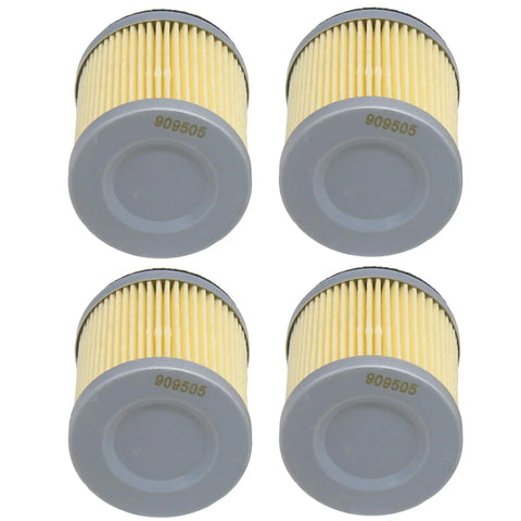4 Pack Air Intake Filter Cartridge 65 mm By 72 mm 15 Micron Replacement 90950500000 C75 2 For Becker Dry Vane Vacuum Pumps