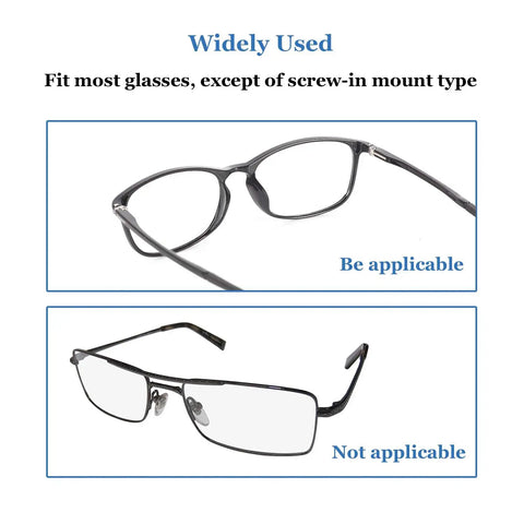 Soft Silicone Eyeglass Nose Pads With Adhesive Air Chamber Cushion 3.5mm Heightened Nose Pads For Plastic Frames D Shaped Comfort