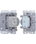 Smooth Sliding Closet Door Rollers With Built In Damping for Wooden Wardrobe Panels, top view of roller kit hardware