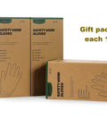 PU Coated Work Gloves With Red Seamless Knit Shell 12 Pairs Polyurethane Palm And Finger Grip packaging boxes