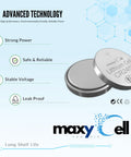 Straight Up Reliable Cr2450 Lithium Coin Cell Battery 3 Volt DC Power DL2450, leak proof design for watches and key fobs.