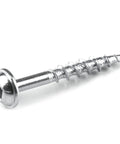 Zinc Pocket Hole Screws 1 1/4 Inch Coarse Thread Maxi-Loc Head Indoor 5000 Count for softwood and plywood close-up image