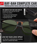 Square Shape Dope Non Polarized Sunglasses For Men With Dark Green Lenses Modern Edge For Formal And Casual Wear displayed with care kit.