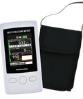 Pocket EMF Meter with Multi Field Readout Up to 2000mG ELF RF Gauss Meter Electric Field And Electromagnetic Field Strength Tester shown with case