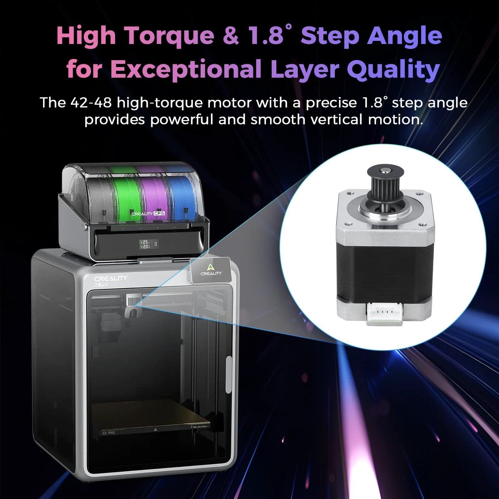 Z Axis Stepper Motor Upgrade Official Creality ✓