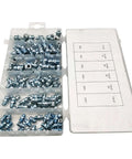 Top Rated 110 Piece Grease Nipple Assortment Kit With One Way Check Valve Stops Backflow For Heavy Duty Hydraulic Car And Truck Maintenance Jobs, plastic storage case