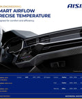 Interior view showing compatibility chart for Aftermarket HVAC Air Door Actuator For Ford Fusion 2006 2009 Lincoln MKZ 2007 2009 Zephyr 2006 Mercury Milan 2006 2009 Replacement Heater Blend Door Motor Easy Install Rock Solid Performance.