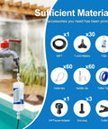 Components of Outdoor Misting System Kit For Patio And Backyard 99 Ft Water Mist With Built In Filter Chill Your Outdoor Space