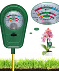 3-In-1 Soil Test Kit With Moisture, PH, And Fertility Meter for garden and lawn care, indoor plants hygrometer in use