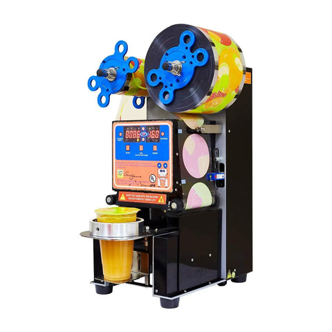 95mm PP Sealing Film Roll With Fruit Graphic Design For Sealing Machines, Generic Seal Film, 3,830 Cups Per Roll, Works With ET-99 Sealing Machine, Cutter Base A Required in use on sealing machine